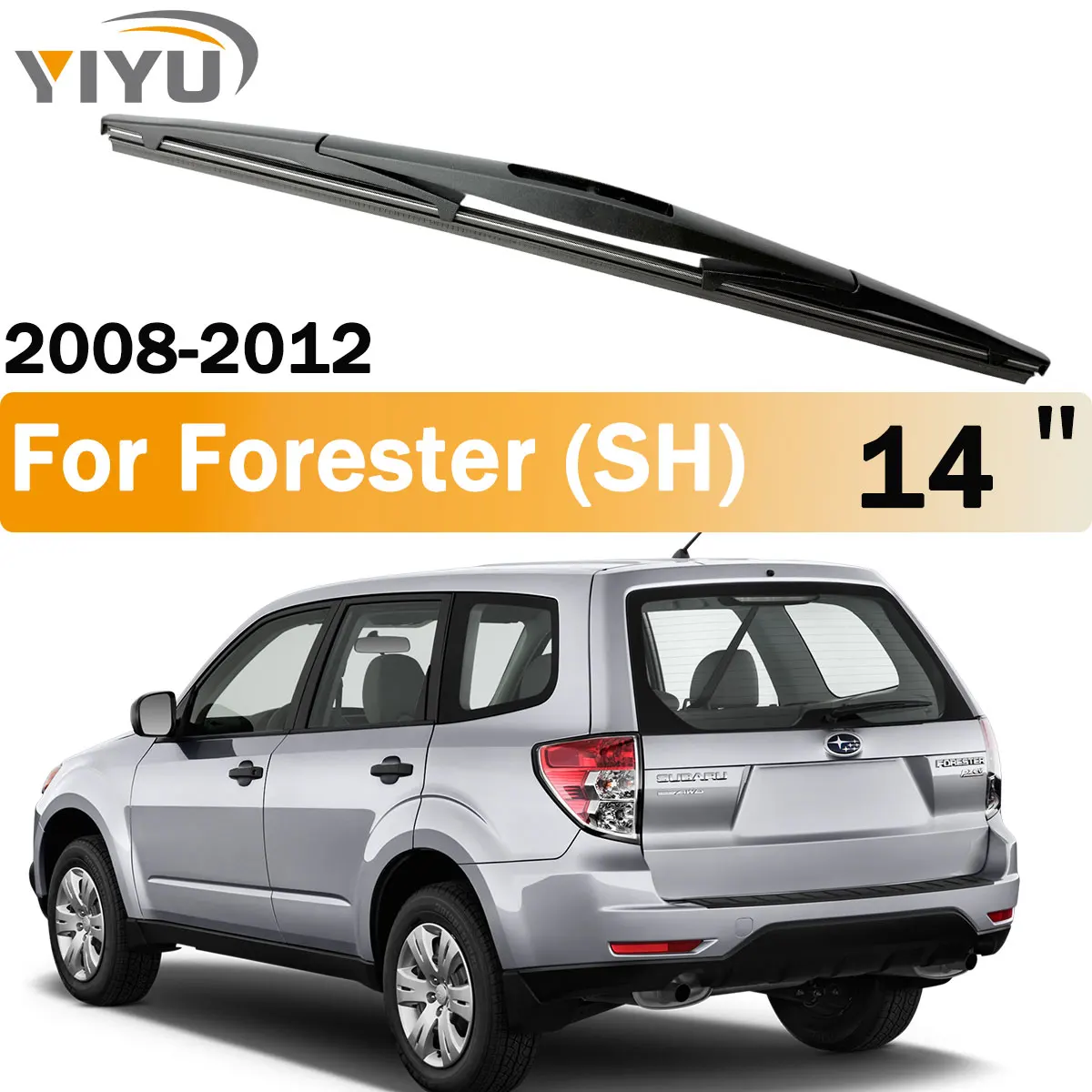 

14" Rear Wiper Blade For Subaru Forester MK3 (SH) 2008-2012 Windshield Windscreen Rear Wiper Blade Car Accessories