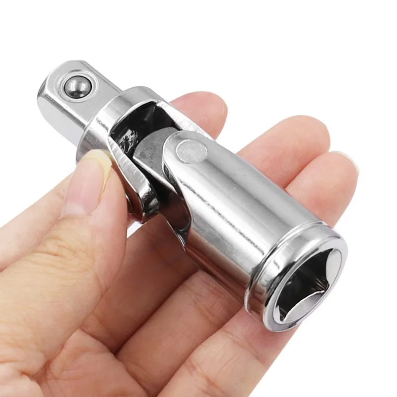 3PCS Universal Joint Set Ratchet Angle Extension Bar Socket Adapter Manual And Pneumatic Bendable Adapter Socket Tools