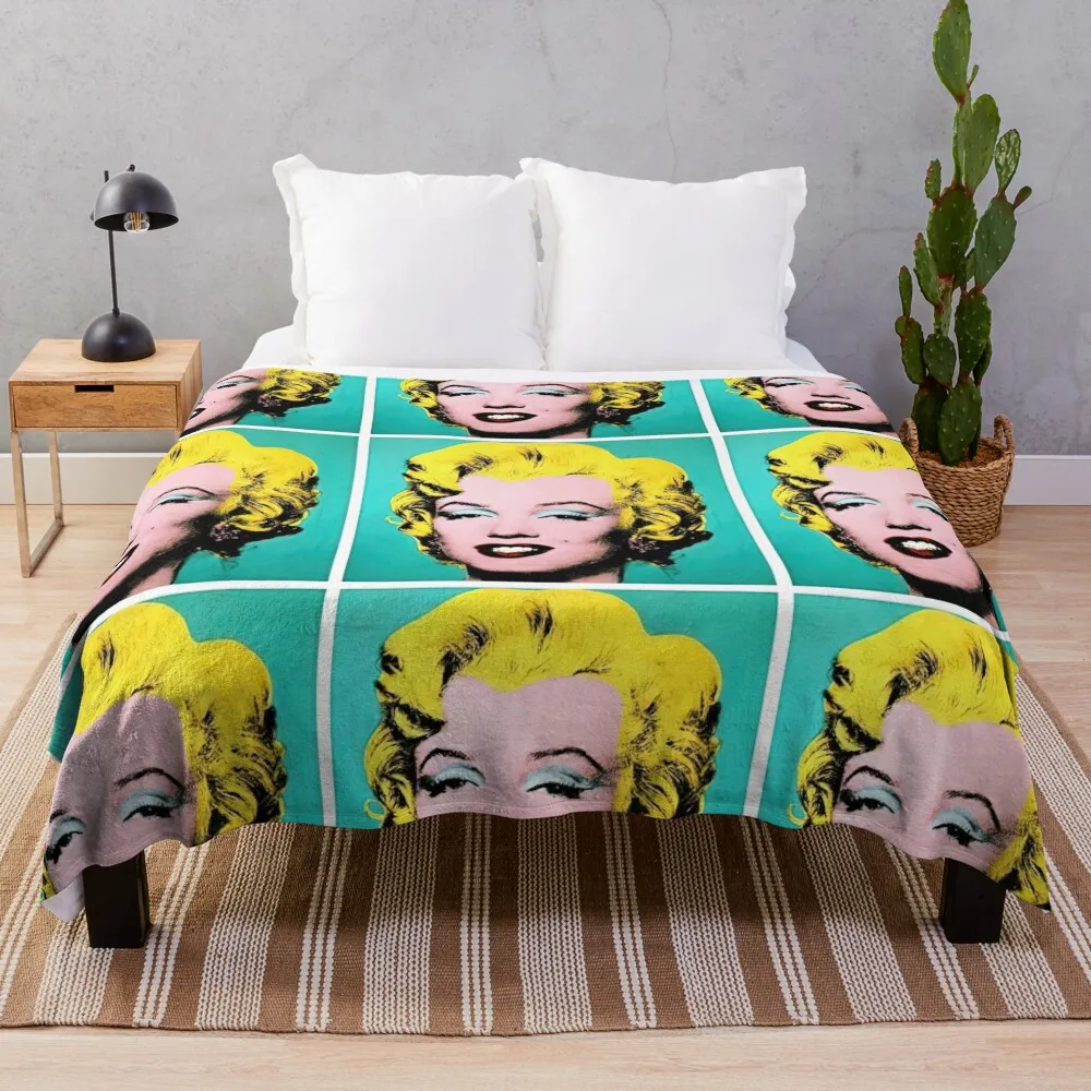 

andy warhol pop art, andy warhol vintage, andy warhol artist Throw Blanket Giant Sofa For Sofa Thin Blankets