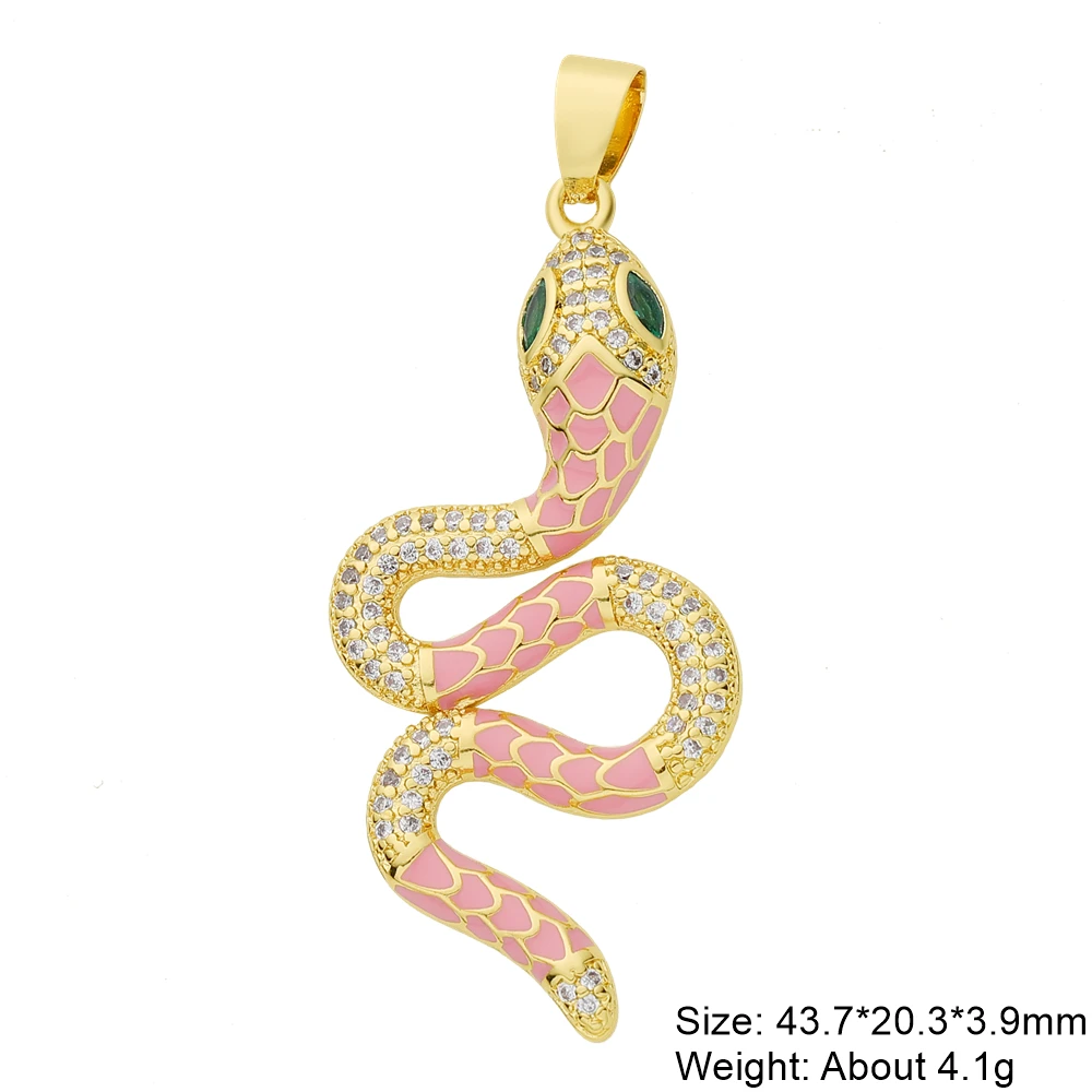 Juya 18K Echte Vergulde Creatieve Kleurrijke Emaille Dier Olifant Charmes Voor Diy Moederdag Talisman Hanger Sieraden Maken
