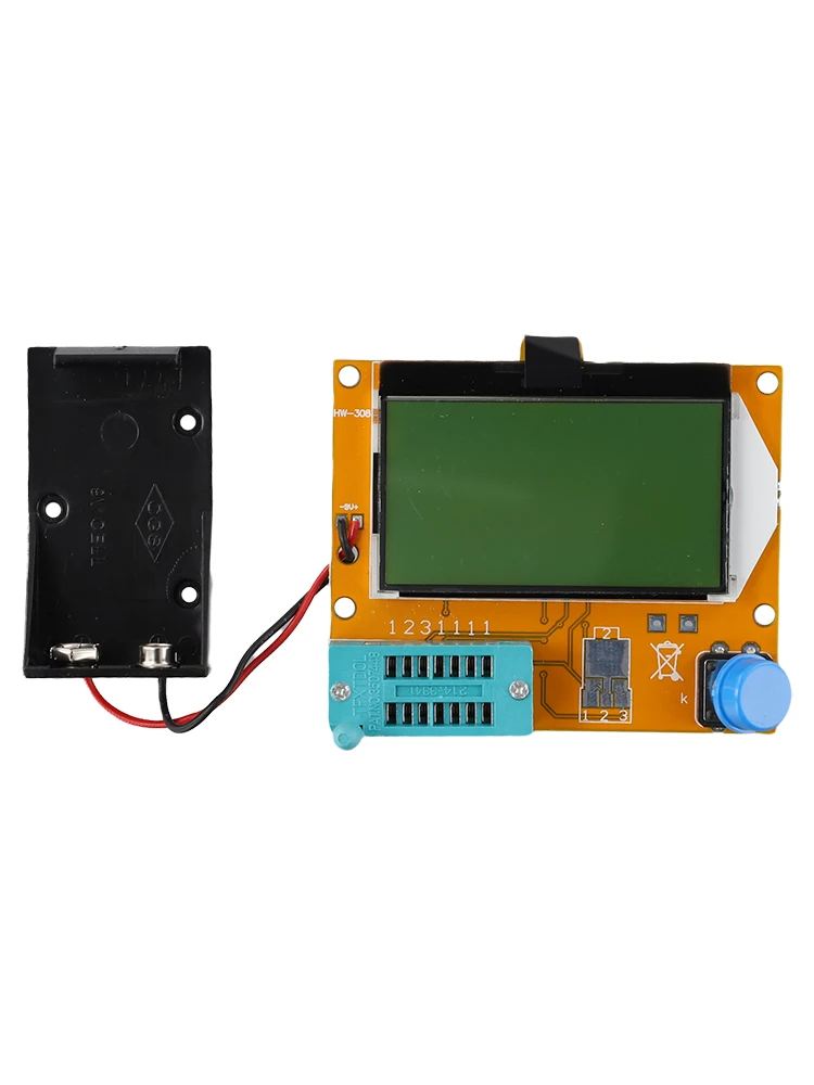 For LCR-T4 Multifunctional Transistor Tester For Mega328 Digital Component Meter For Capacitor Resistor Diode MOSFET Thyristor D