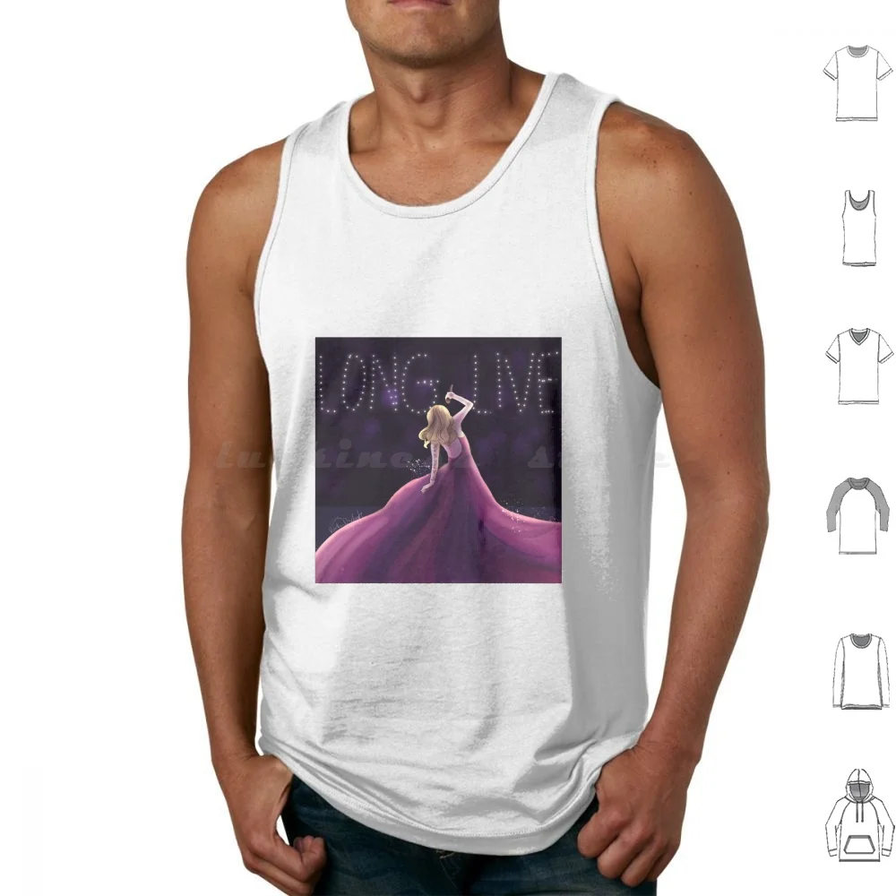 Long Live Tank Tops Print Cotton Long Live Speak Now Swiftie