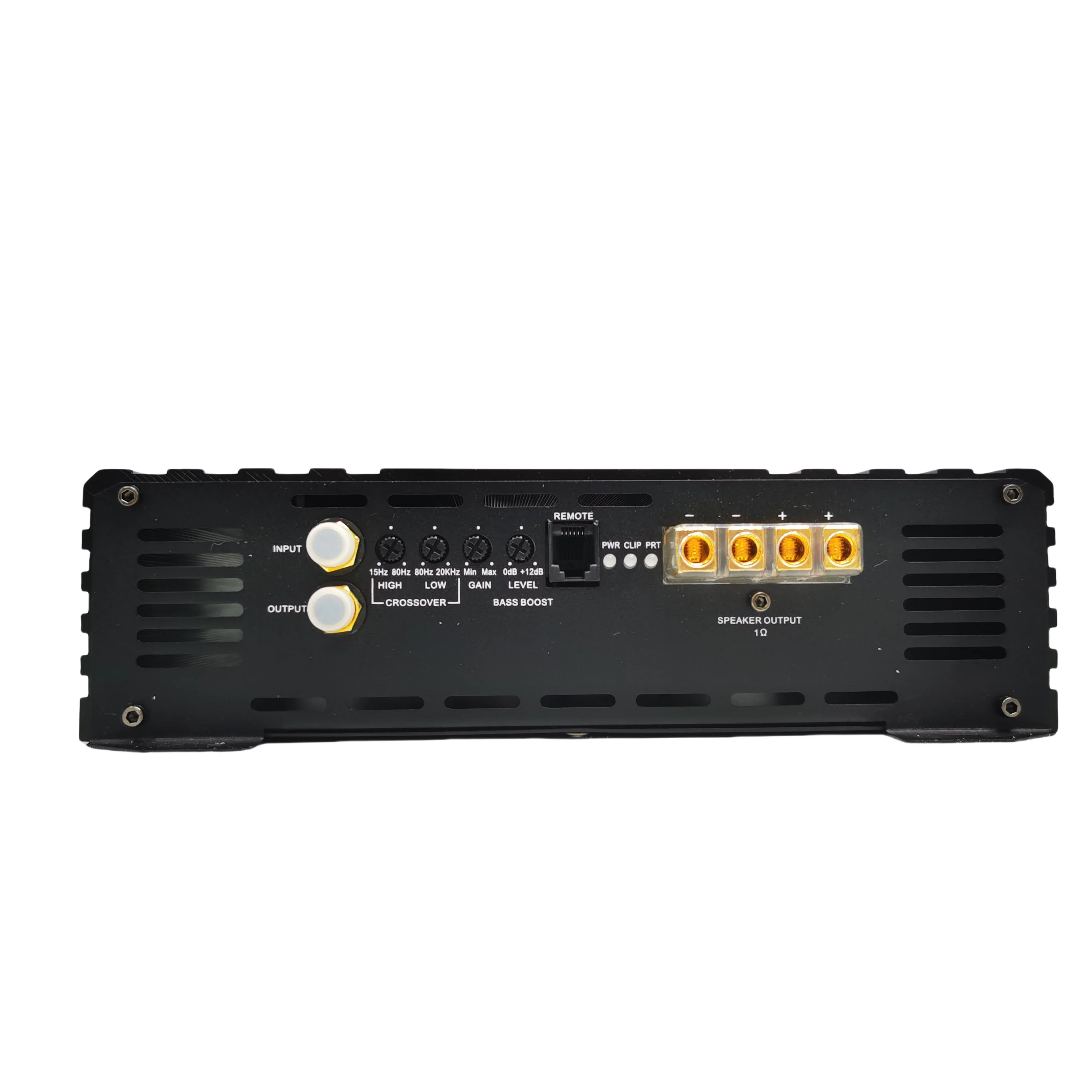 Aluminium Alloy Car Audio Subwoofer Power Amplifier 1200.2 2-Channel Class AB RMS Power 500W*2CH@4Ω/850W*2CH@2Ω/1200W*2CH@1Ω