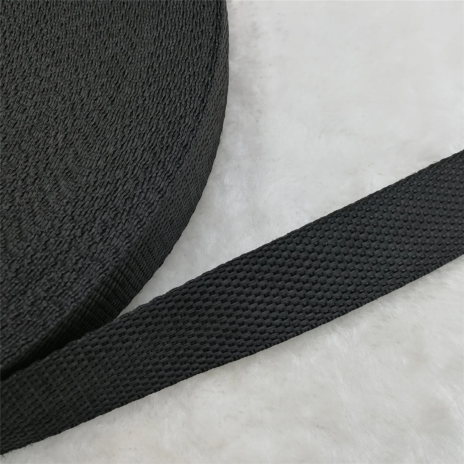 Wholesale 15/20/25/30/38 Black Width Length Nylon Webbing Strapping DIY