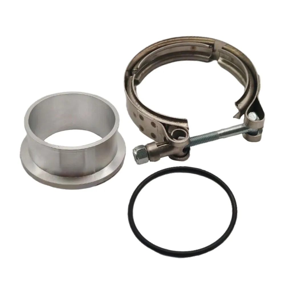 Aluminum Turbo Compressor V-band Flange Clamp For Holset HX35 HX35W HX40