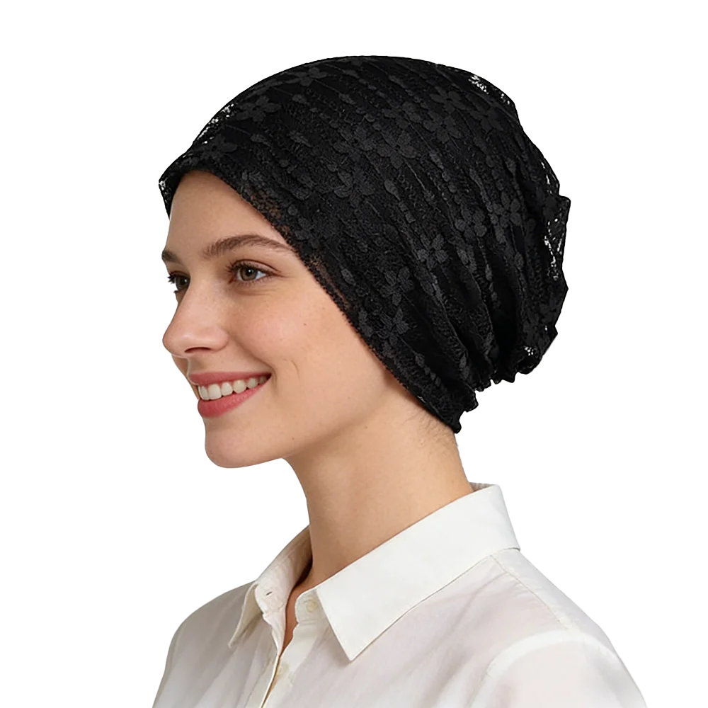 Lockere, lässige Chemo-Schlafmütze, Beanie-Mütze, Kopfbedeckung – Detail 3
