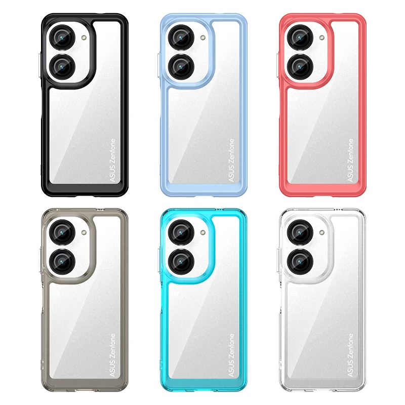 Colorful protective Case For ASUS Zenfone 9 10 Shockproof Back Cover