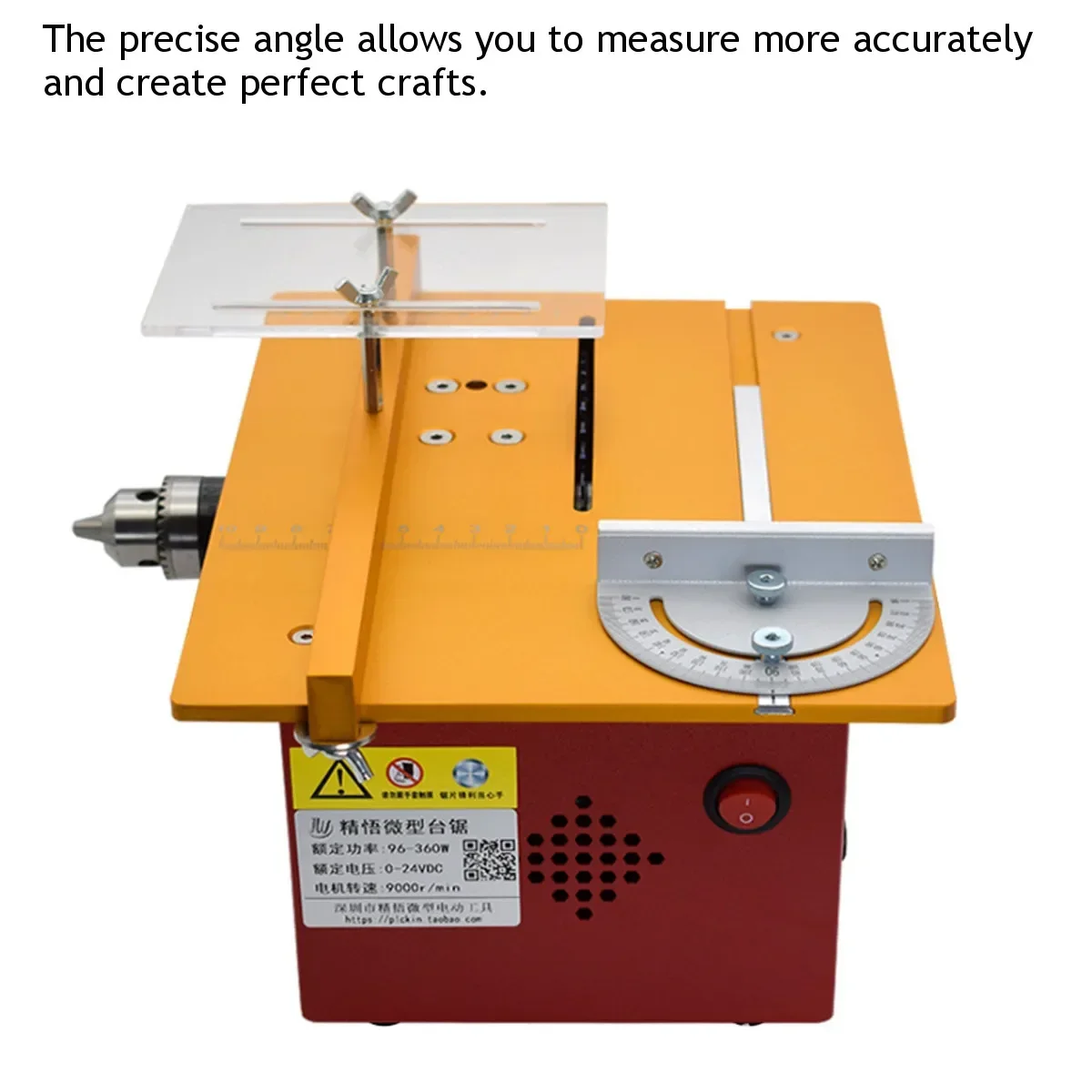 Mini Table Saw Circular Saw Table Miter Gauge T-Style Angle Ruler DIY Woodworking Machines With 180mm Handle