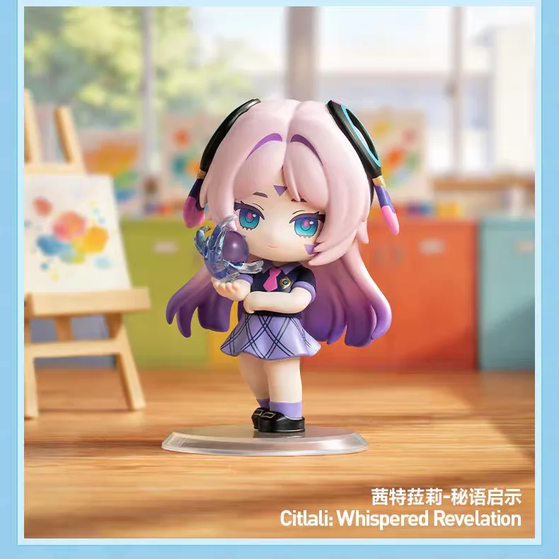 Neue Bestseller Original Popmart Genshin Impact Frohes Neues Jahr Q-Serie Handgefertigte Überraschungs-Blindbox Dekoration Sammlerstücke Geschenke