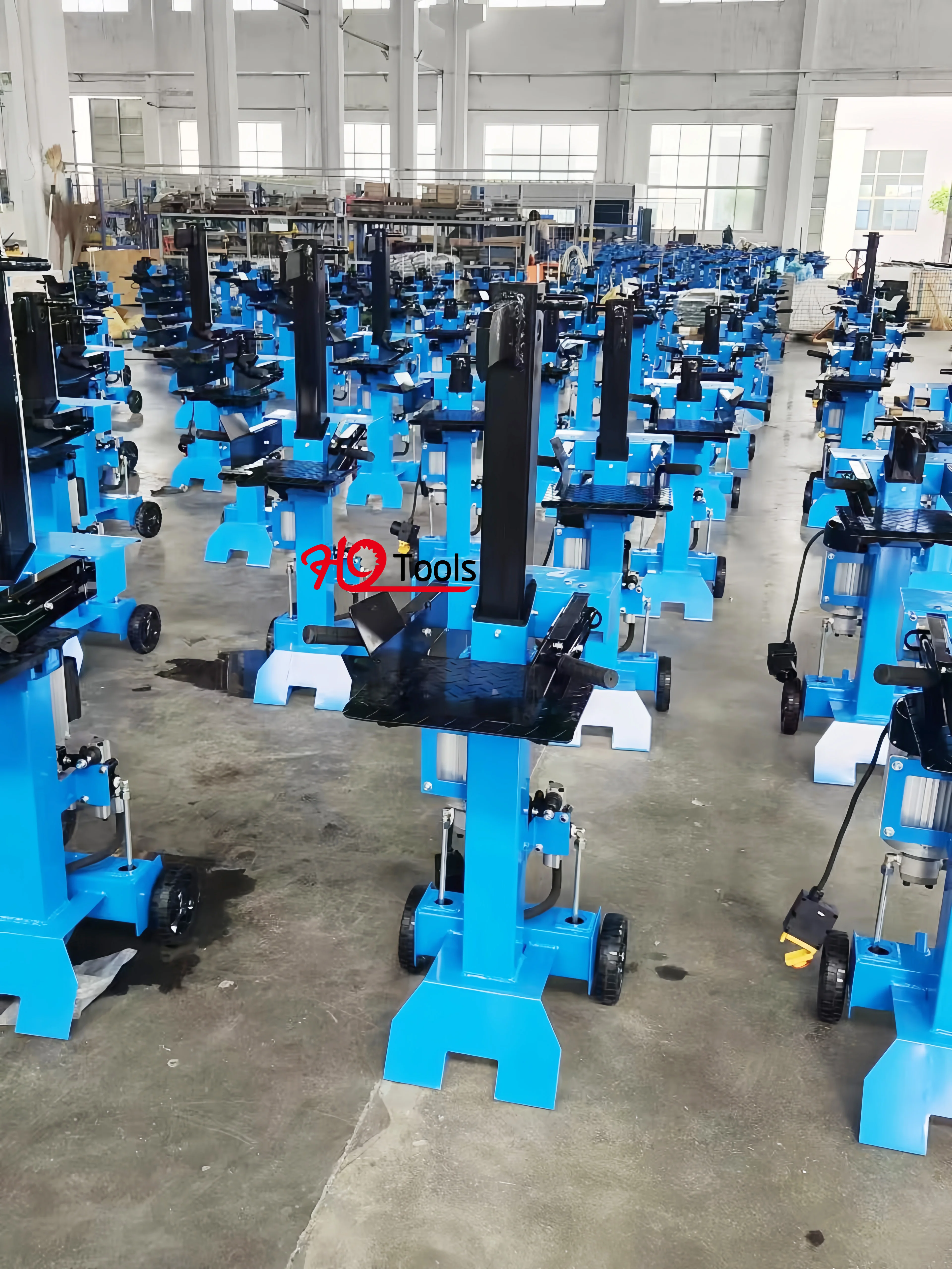 HYV10T-600 10T 짧은 수직형 목재 전기 장작 쪼개기/목재 쪼개기/유압식 장작 쪼개기