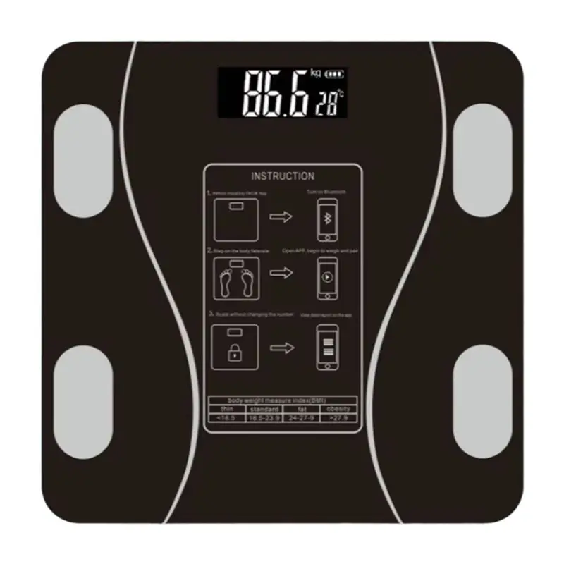 

【SUPERDEALS】Body Fat Scale For Weight Loss-Special Intelligent Precision Design-Electronic For Girls Small Scale