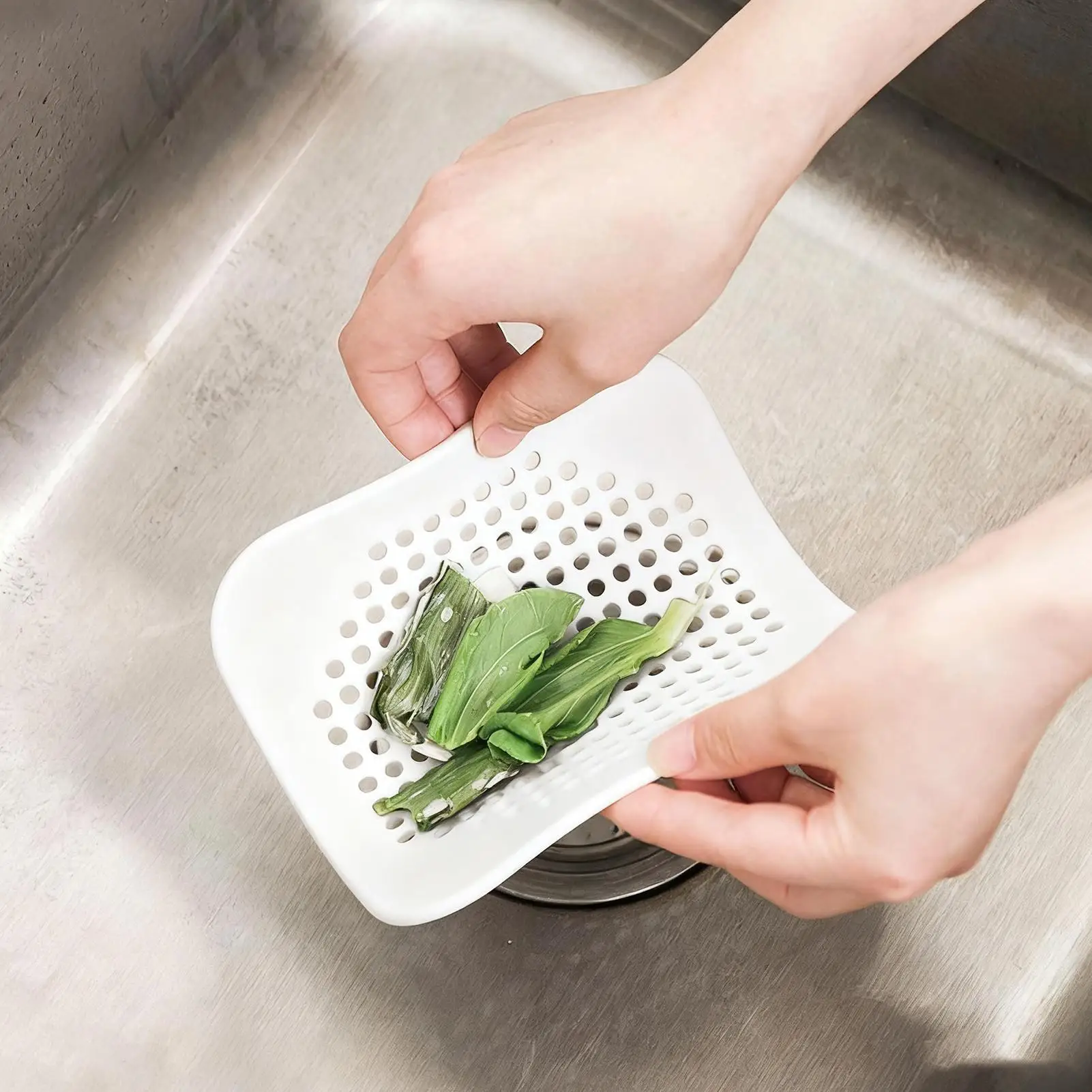 

Shower Drain Mesh 4 Pieces Stain Grease Collector 5.7in Kitchen Sink Drain Strainer For Bathroom Floor RV Laundry Apartment