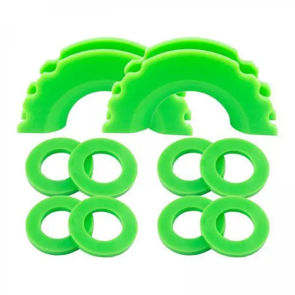3xD Ring Shackle Isolator Easy Installation 3/4 inch for Cars Spare Parts Green