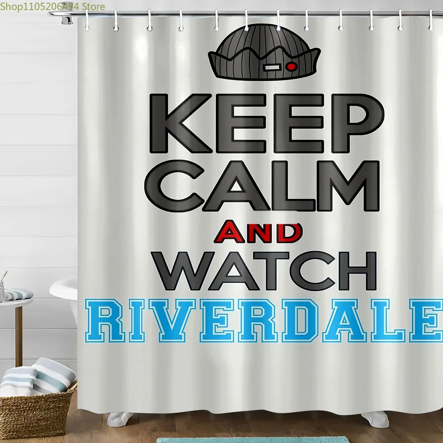 

1 шт. Душевая занавеска WB с дизайном Warner Bros, из полиэстеровой ткани, подходит для окон, стен, ванн и душевых кабин.