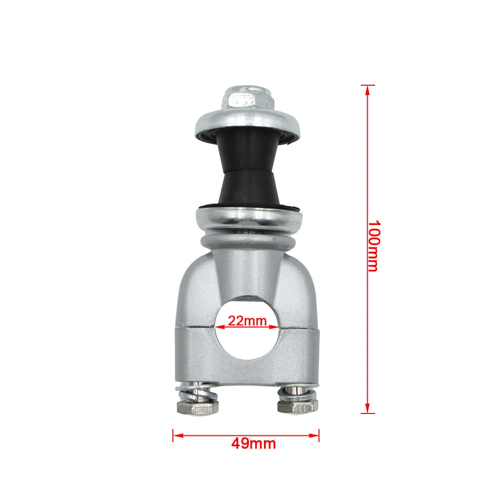 1 Pair 7/8'' Aluminum Motorcycle Handlebar Risers 22mm Handle Bar Mount Clamps Replacement For Dirt Pit Bike Motorbike Parts