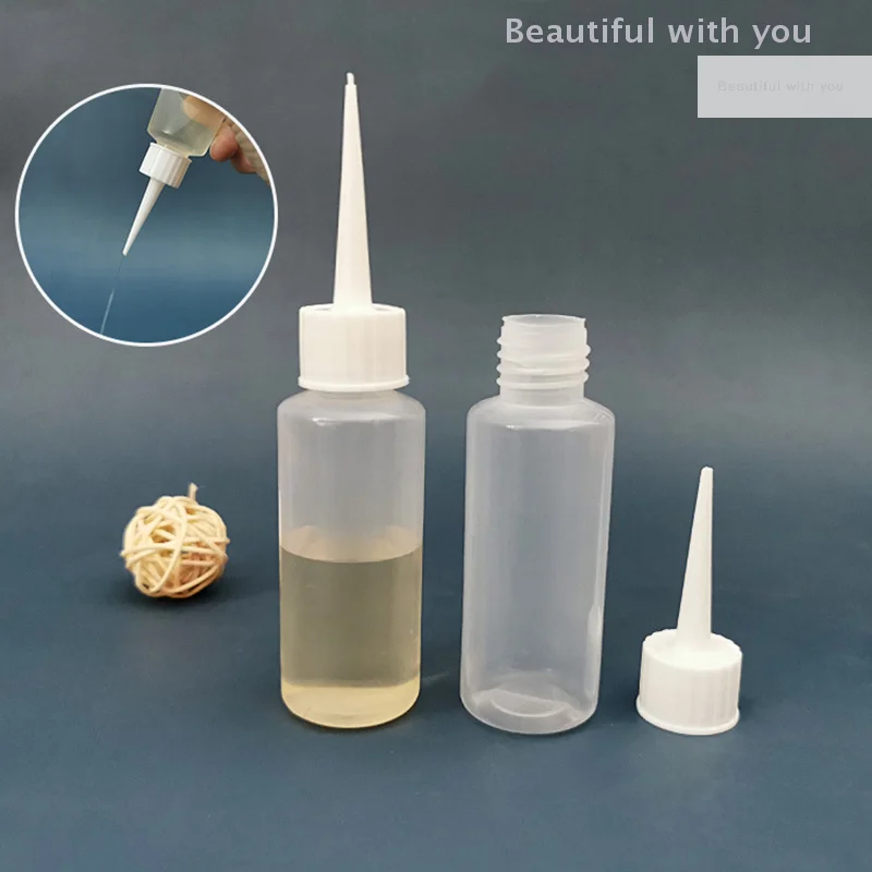 

Empty Glue Bottle With Needle DIY Craft Precision Tip Applicator Bottle Tip Mouth Bottle Glue Bottle Squeeze Bottle