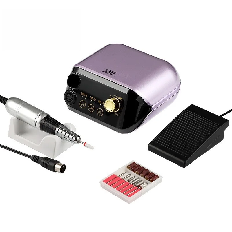 For SML M1 Professional Nail Care Electric Nail Drill Machine Manicure Pedicure Kit 35000 Rpm Nail Art File Drill Machine