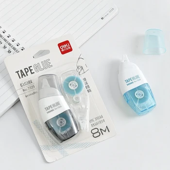 델리 8m 학생용 양면 테이프 접착제 저널 스크랩북 데코 학교 사무용품