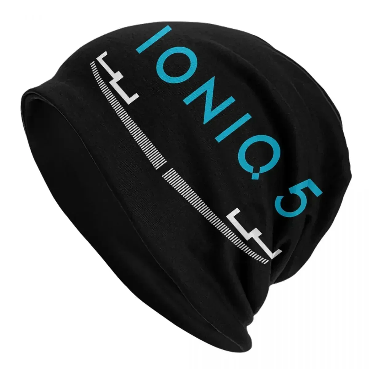 Ioniq 5 Iconic Front Grill And Logo In Blue Warm Knitted Cap Hip Hop Bonnet Hat Autumn Winter Outdoor Beanies Hats for Men Women