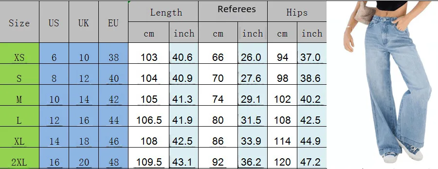 High Waist Loose Wide Leg Women's Jeans European And United States Style Comfortable Fit Mop Jeans for Women