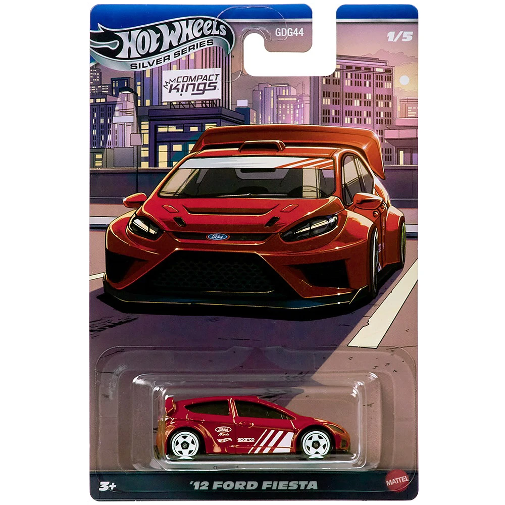 2025 New Hot Wheels Compact Kings Set Fiesta Civic Subaru Miata Sentra Diecast 1:64 Cars Model Collect Custom Birthday Toy Gift