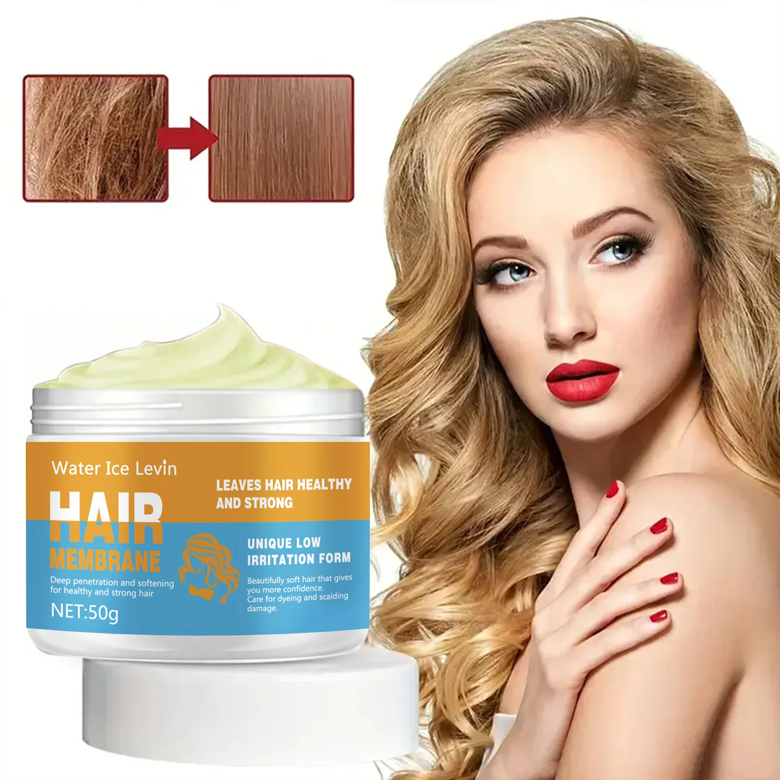 Hair repair mask magical 5 seconds to repair damaged curly hair care scalp root gloss cream straightening hair care