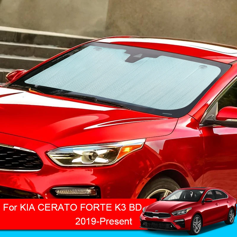 For KIA CERATO FORTE K3 BD 2019-2025 Car Sunshades UV Protection Curtain Sun Shade Visor Windshield Protector Car Accessories