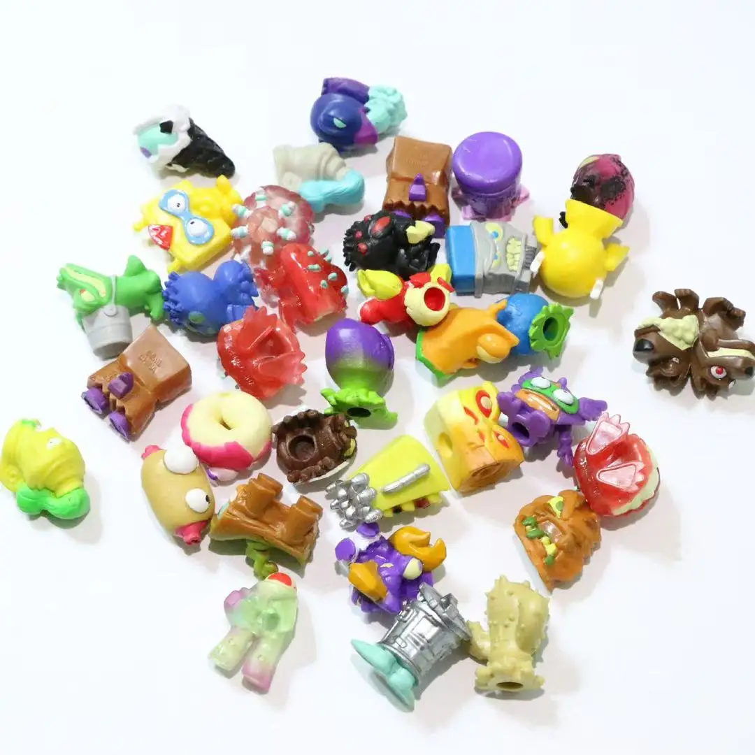 50Pcs/set Popular Cartoon Anime Action Figures Toys Soft Garbage The Grossery Gang Model Toy Dolls Randomly Seasons