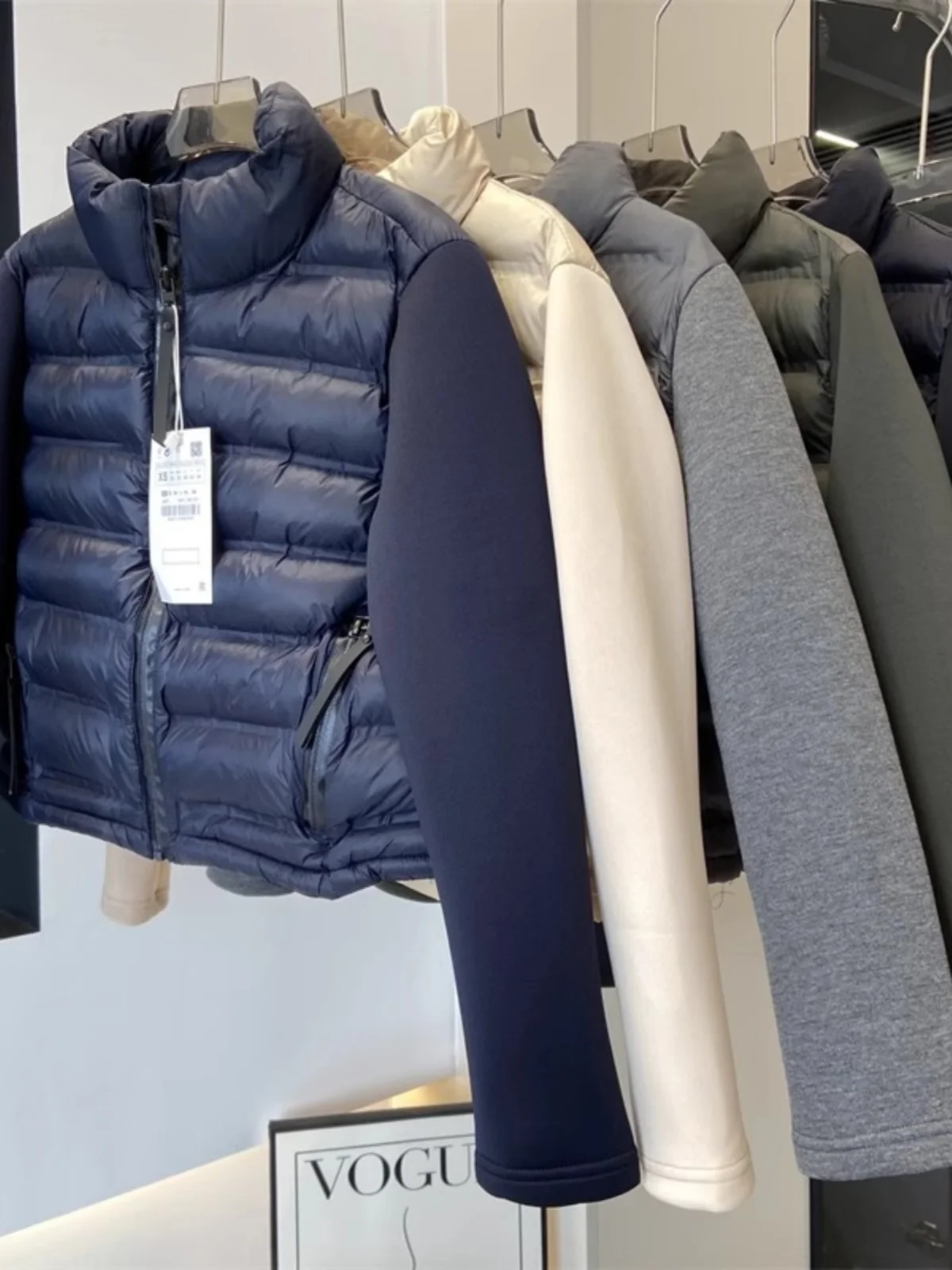 

Wimigirls Cotton Jaet ort Sle Padded Zipper Long Sve Thiened Autumn Winter New Arrival Men's Stand Collar Coat