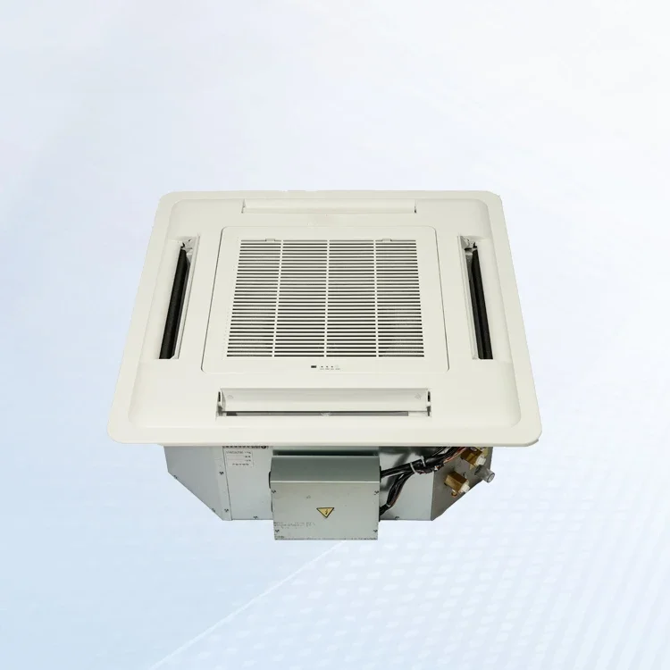 HVAC Systems 4-Way 2 Pipe water system Central Air Conditioner Ceiling concealed Cassette Fan Coil Unit for heat Pump heating