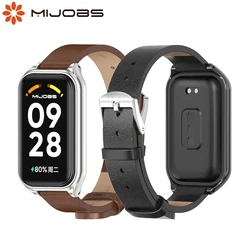 Correa para Xiaomi Redmi Smart Band 2 y 3, pulsera de cuero Pu para Redmi Band 2 y 3, accesorios de pulsera