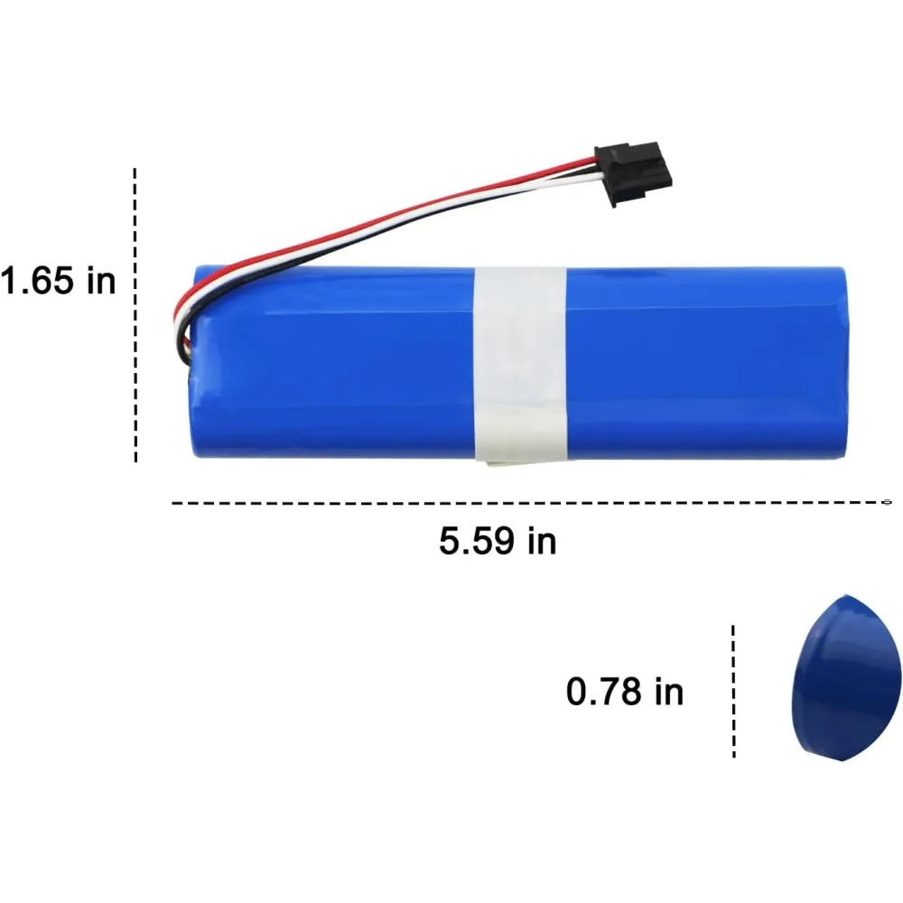 14.4V 5465V202 Rechargeable Battery Replacement for Viomi V3 V3 PRO Robot Vacuum Cleaner 4500MAH