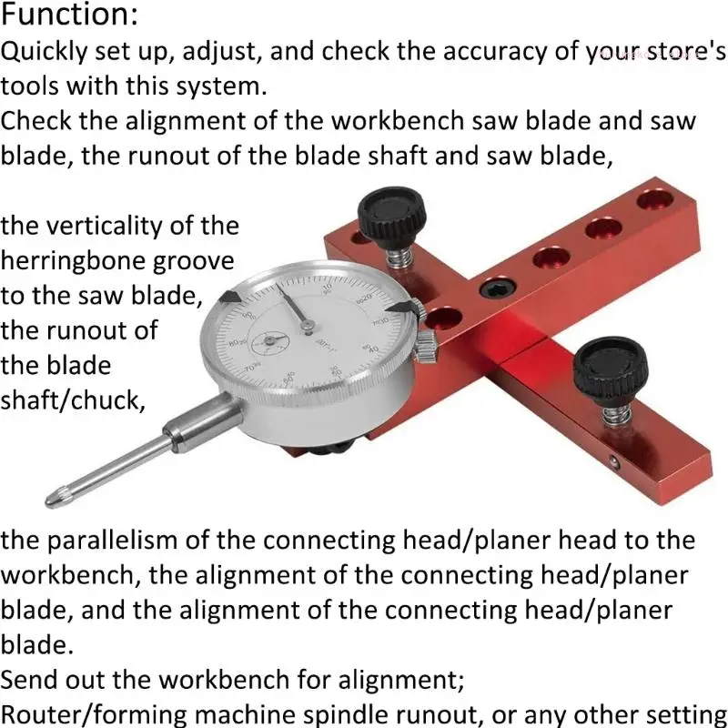 

Adjustable Table Alignment Gauge Drill Presses for Various Workshop Machines