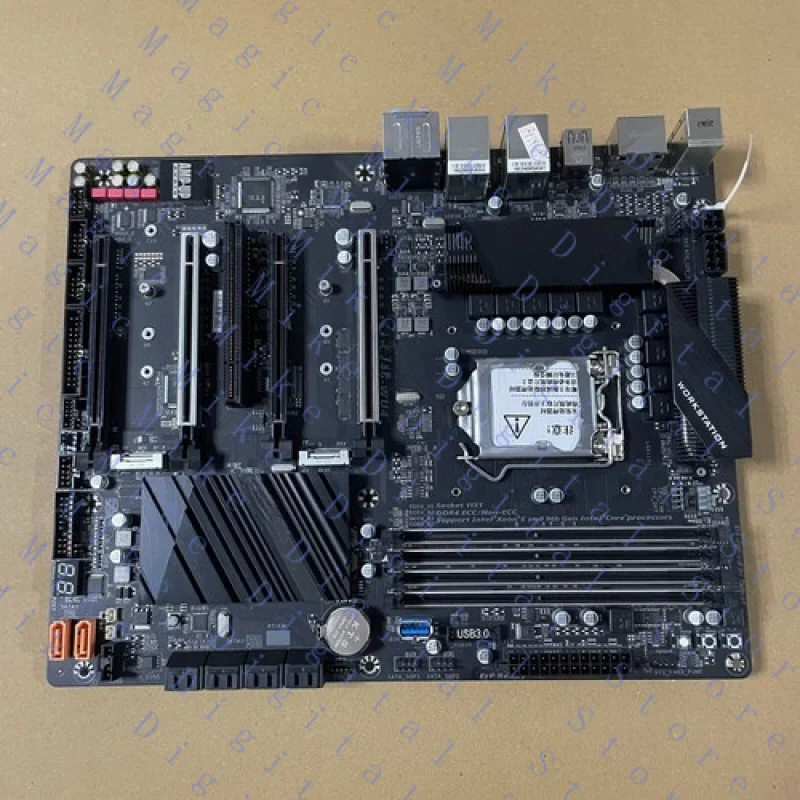 H  FOR GIGABYTE C246-WU4 LGA1151 DDR4*4 128GB ATX Motherboard Test OK