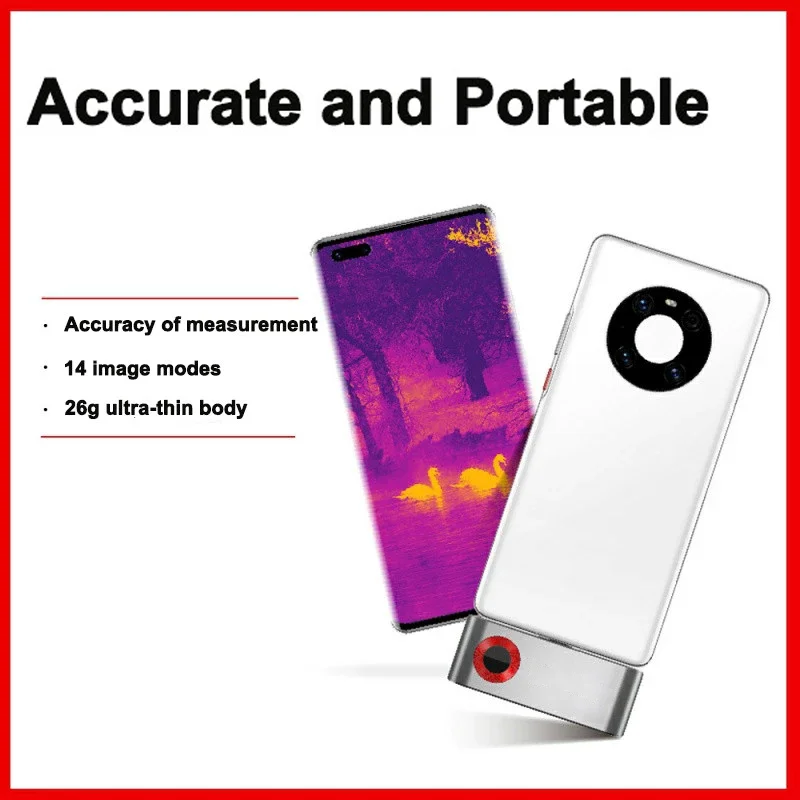 

P10B Thermal Imager Portable Mobile Phone Sensor Outdoor Industrial 3-in-1 Thermometer with APP Videocorder