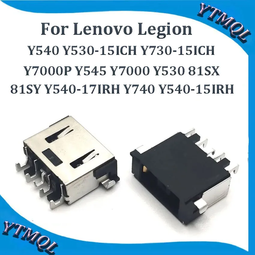 1-10PCS  Legion Y540-17IRH Y740 Y540-15IRH 81SX 81SY Y7000P Y545 Y7000 Y530 Y540 Y530-15ICH Y730-15ICH DC Power Jack Connector