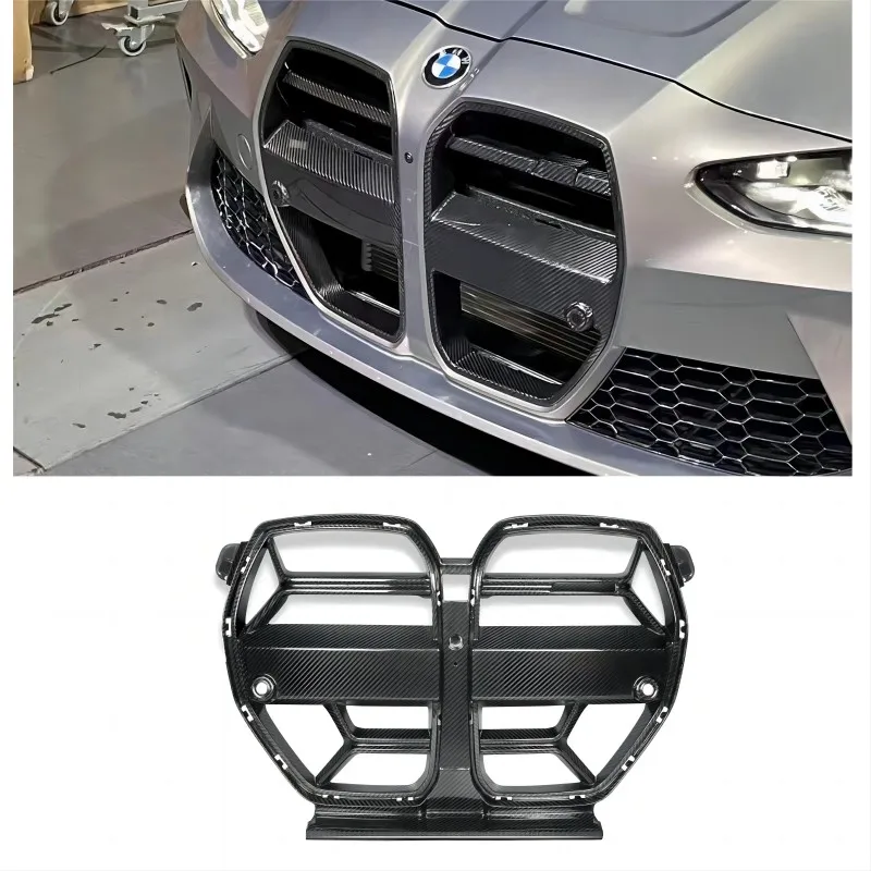 

Dry Carbon Fiber CSL Style Car Front Bumper Racing Grills Front Grille for 3 Series G80 M3 4 Series G82 G83 M4 2021+