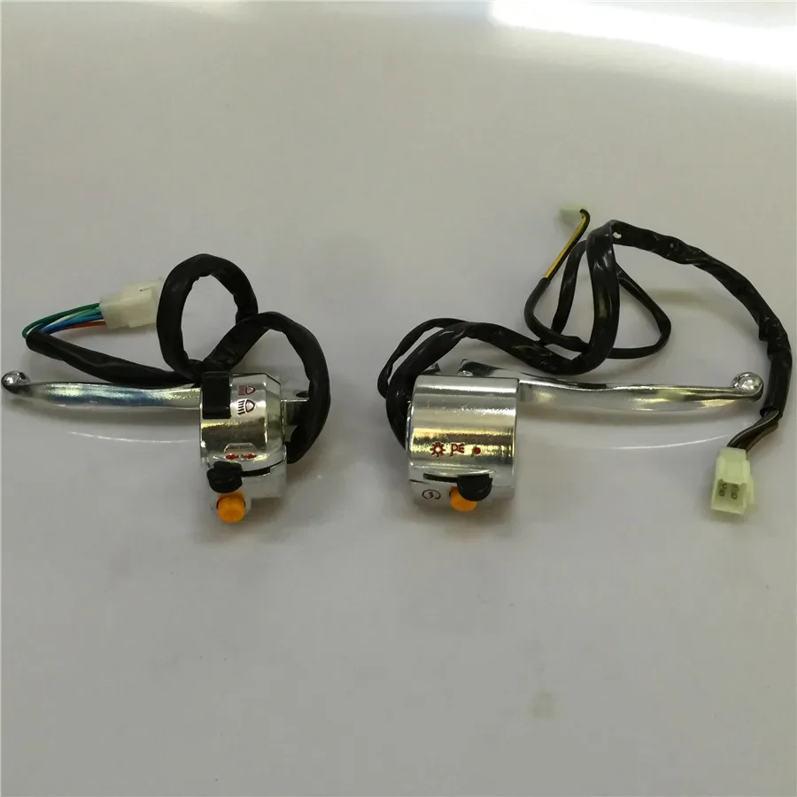 

For Jialing JH70 Cow Total Horn Switch Assembly Left Black Switch Seat Assembly (Electric Starter) Free Shipping