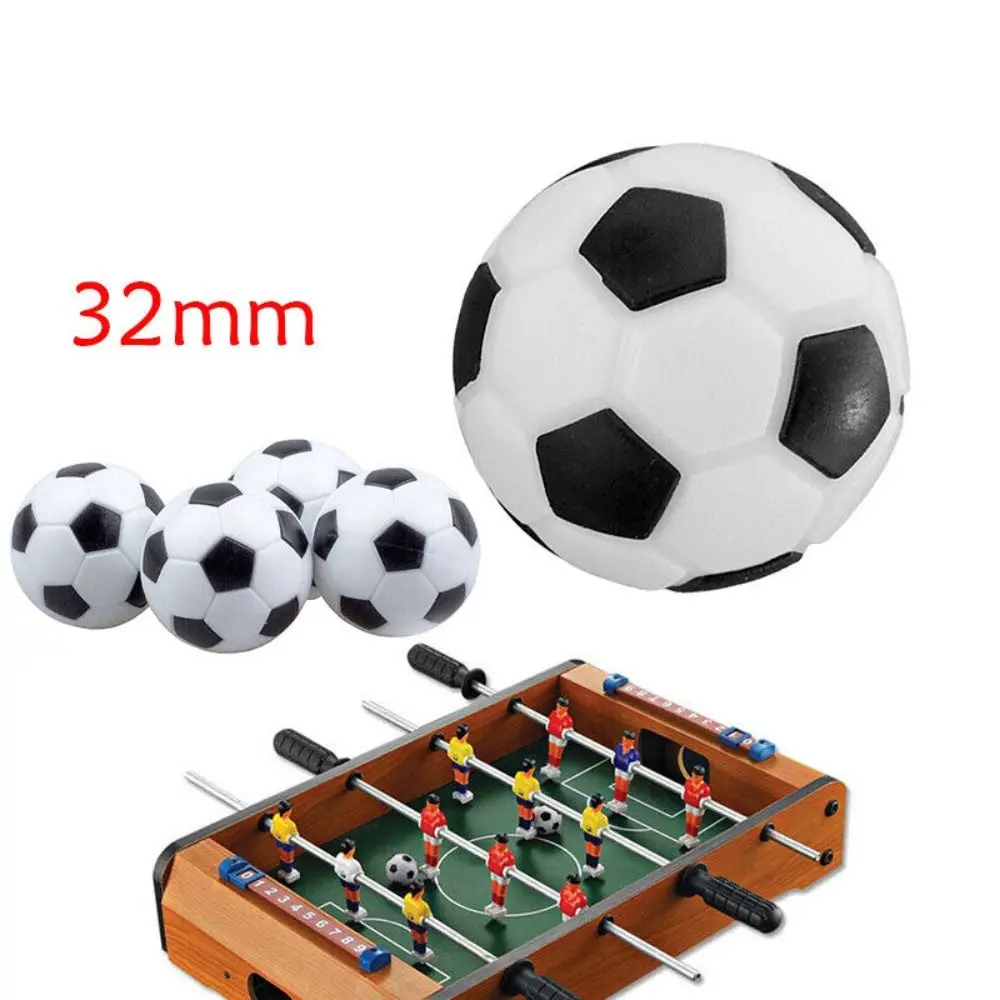 PP Mini Table Football Replacement Black and White Soccer Player Gift Tabletop Game Balls 32mm Game Accessories Soccer Balls