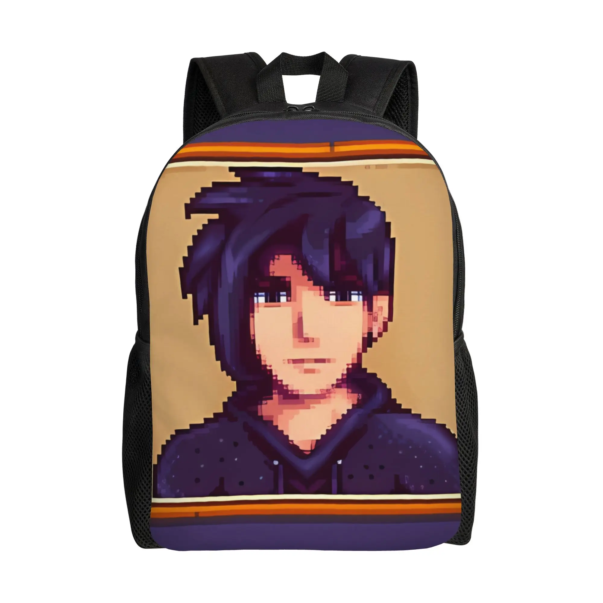

Sebastian Portrait stardew valley Backpack Office Workers Daily mochila Large Capacity Laptop Bag Back To School Season