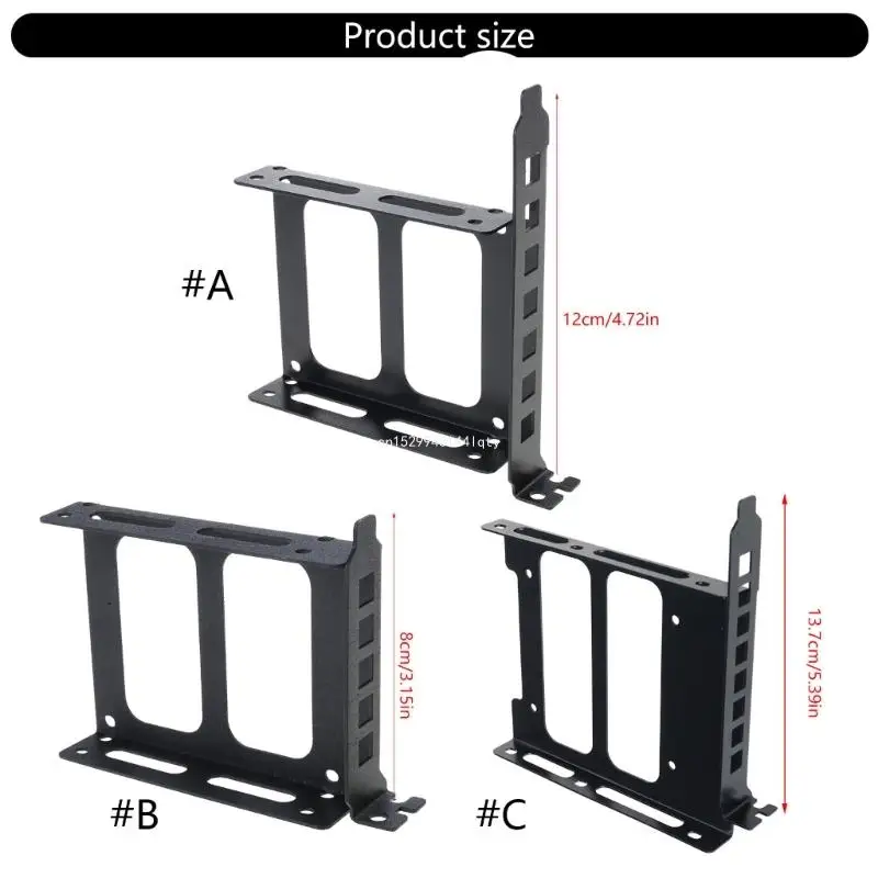 Stable Desktop Computer SSD HDD Mounting Bracket SSD HDD Holder for PCI Slot Expansion Metal Frame for Secure Storage Dropship