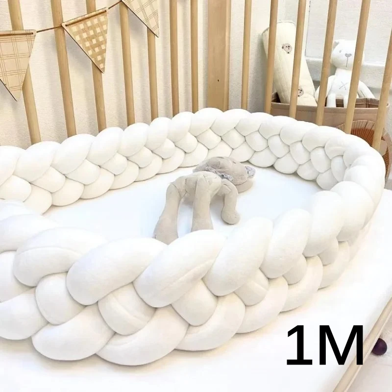 1M 2M 3M Baby Bumper Crib Protector Baby Bed Cushion for Infant Room Baby Cot Bumper Anti-collision Room Decor Baby Bed Bumper image 3