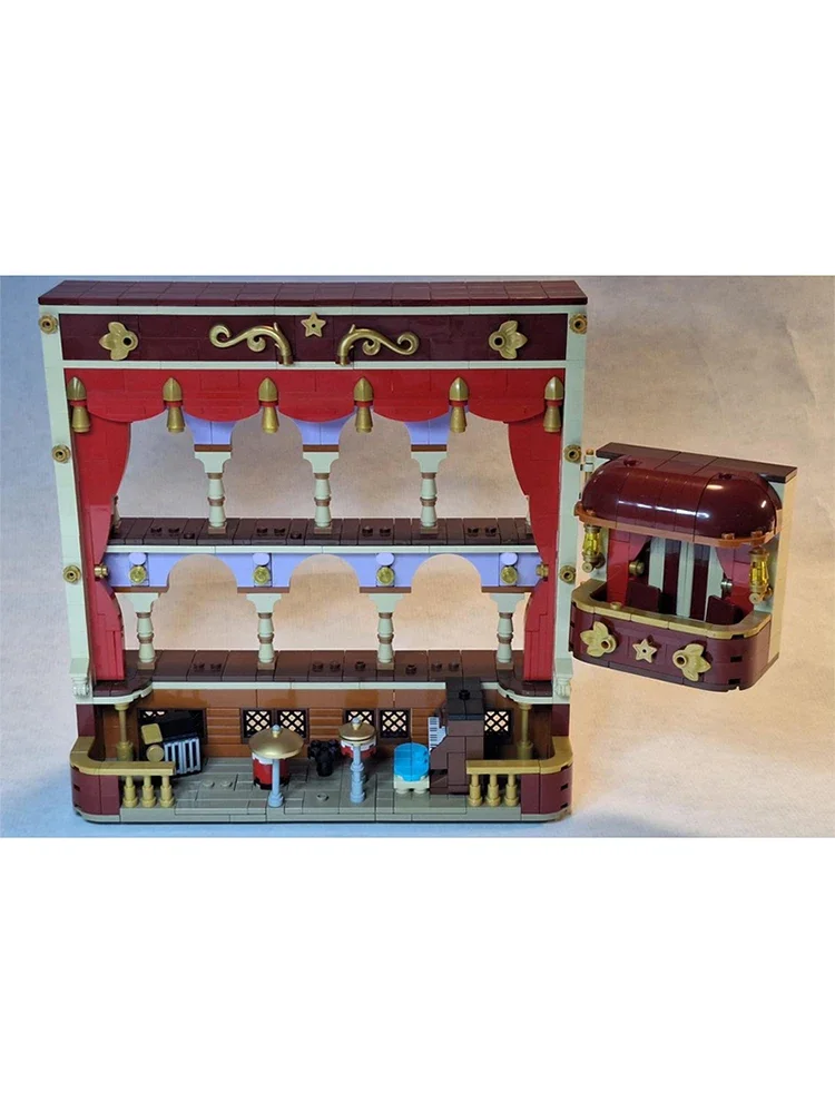 957pcs MOC Muppets Theater en Displayframe Bouwstenen DIY Monteer creatief idee Onderwijs Baksteen Kerst speelgoed Cadeau - afbeelding 2