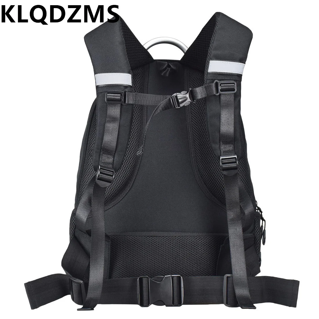 KLQDZMS High Quality Oxford Cloth Motorcycle Advanced Backpack Matte Motorcycle Waterproof Riding Bag Unisex Hard Backpack