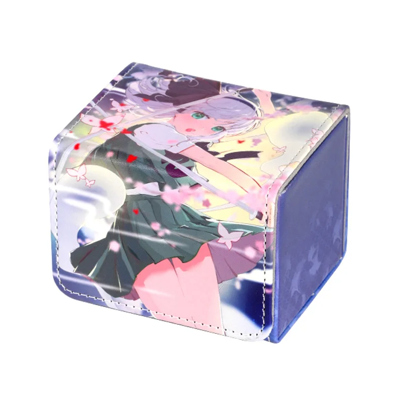 

Diy Self Made Touhou Projects Konpaku Youmu Коробка для хранения карт Ws Opcg Ptcg Ygo Кожаная высококачественная коробка для хранения карт Подарочные игрушки
