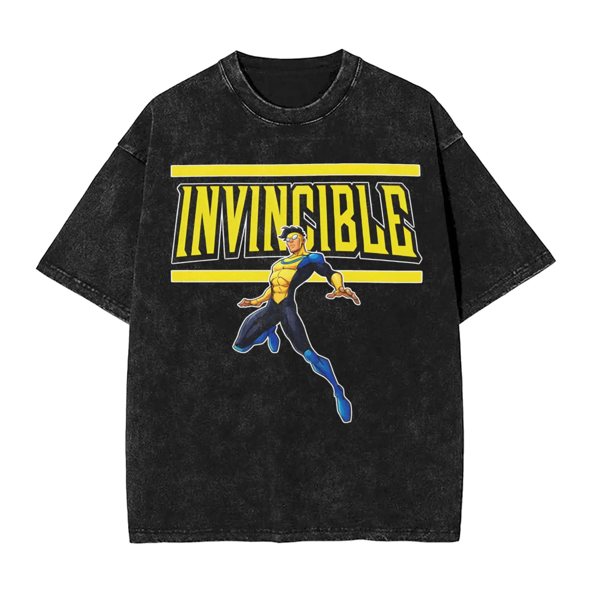Men's Invincibles Mark Grayson Hero Pose T Shirts Summer Streetwear Short Sleeve T Shirt O Neck Harajuku Casual Tshirt Cheap