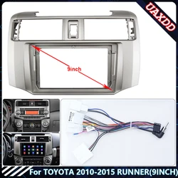 For TOYOTA 2010-2015 RUNNER 9INCH Car dvd radio Android Host speaker decoder MP3 MP5 fascia audio video frame Radio cable panel