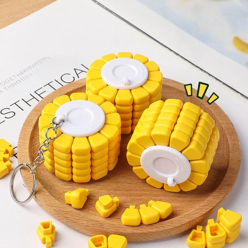 

Сумка-ключ-подвеска AB Corn Magic Cube Декомпрессия Горящий мозг Волшебный куб Универсальный тип Непоседа Тетрис Игрушка-головоломка