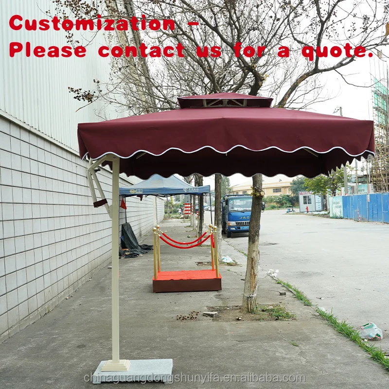custom.Inexpensive Waterproof Patio with Shade Outdoor Market Dining Courtyard or Beach!