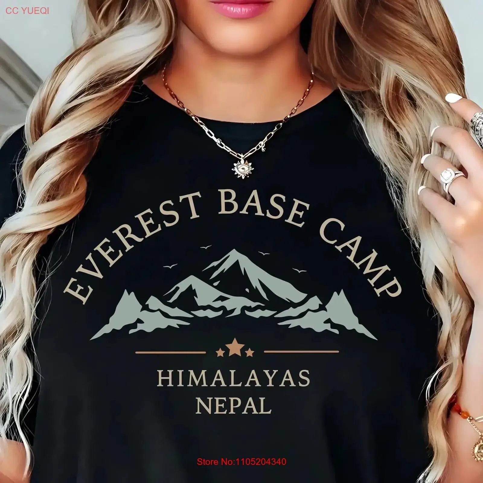 Everest Base Camp camiseta Nepal Himalayas Trekking Vintage montaña caminante aventura al aire libre SummiT vintage lavado Casual